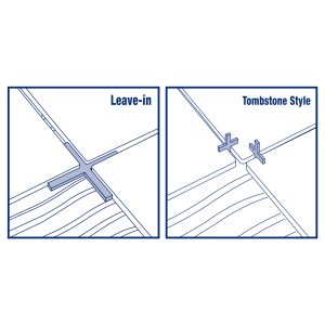 Hard, Leave-in Tile Spacers