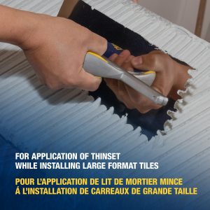 Euro Notch Comfort Grip Trowel